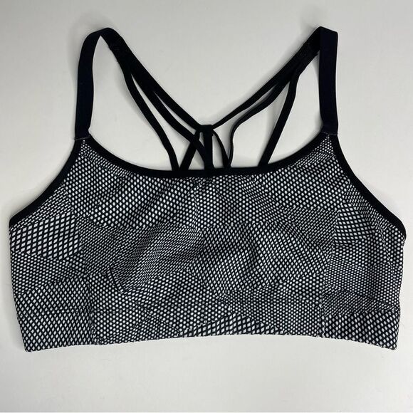 C9 by Champion Other - C9 by Champion Strappy Racer-Back Sports Bra (Black and White)